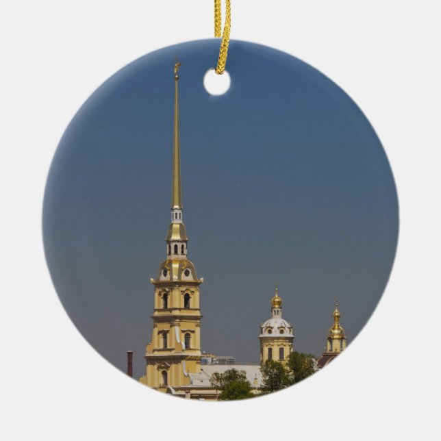 View of the Saints Peter and Paul Cathedral Ceramic Tree Decoration (Front)