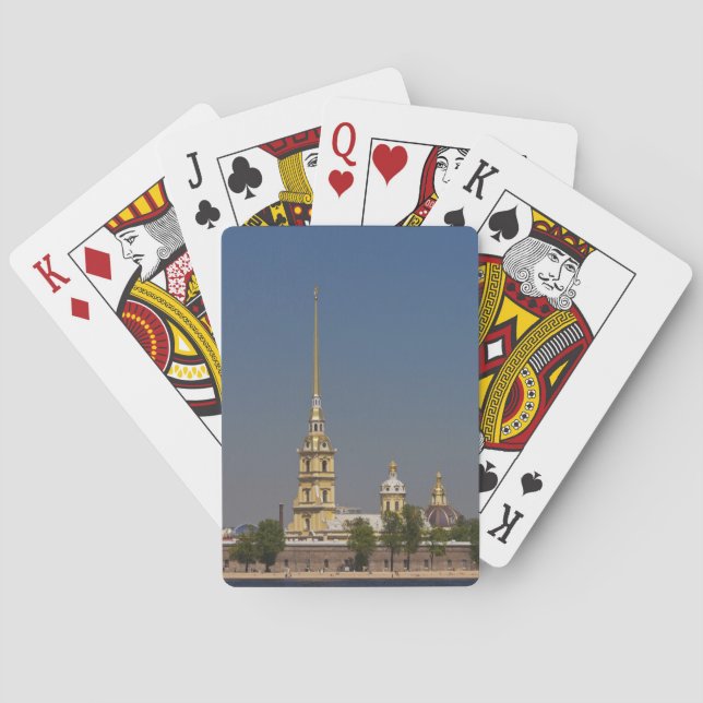 View of the Saints Peter and Paul Cathedral Playing Cards (Back)