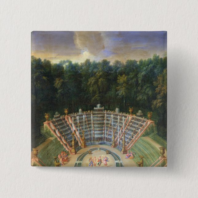 View of the Salle de Bal 15 Cm Square Badge (Front)