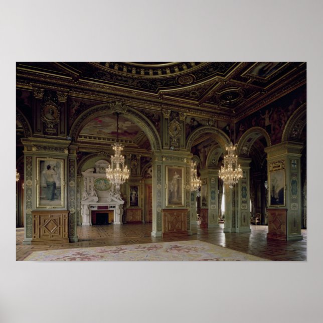 View of the Salle des Arts, after 1871 Poster (Front)