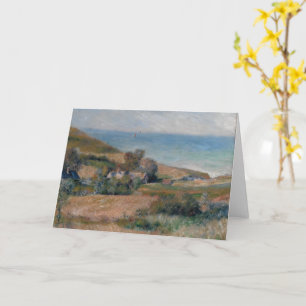 View of the Seacoast near Wargemont, August Renoir Card