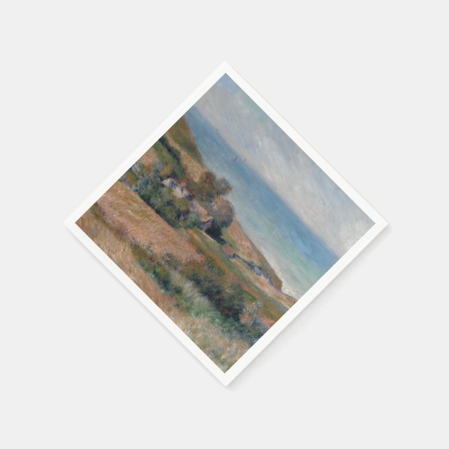 View of the Seacoast near Wargemont, August Renoir Napkin (Corner)