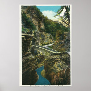 View of the Sentry Bridge & Upper Tunnel Poster
