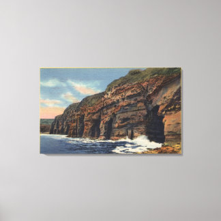 View of the Seven Caves Canvas Print