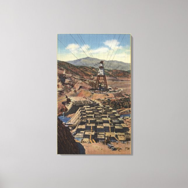 View of the Shasta Dam Canvas Print (Front)