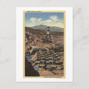 View of the Shasta Dam Postcard
