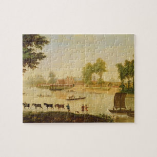 View of the Shepperton on the River Thames, after Jigsaw Puzzle