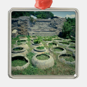 View of the shops metal tree decoration