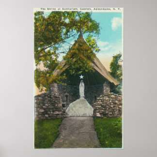 View of the Shrine at Sanitorium in Gabriels Poster