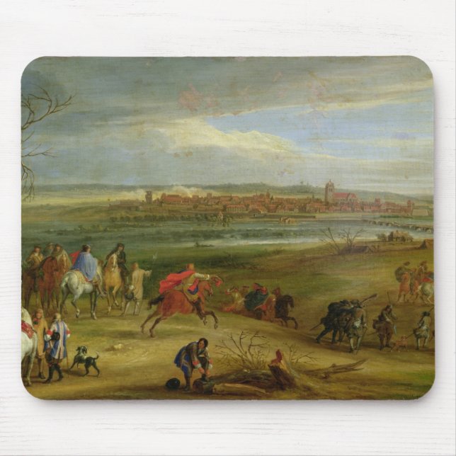 View of the Siege of Dole Mouse Mat (Front)
