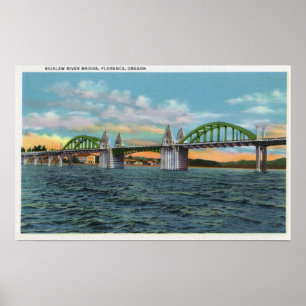 View of the Siuslaw River Bridge Poster