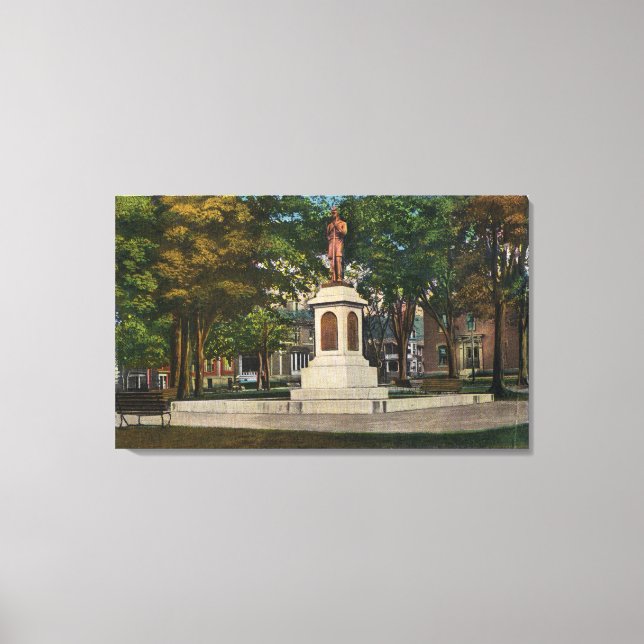 View of the Soldiers' Monument Canvas Print (Front)