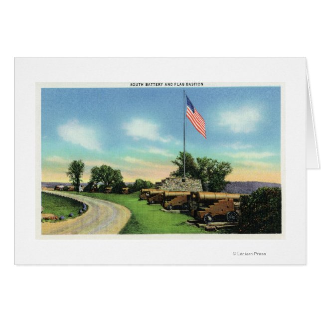 View of the South Battery and Flag Bastion (Front Horizontal)