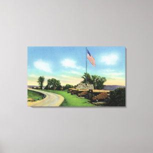 View of the South Battery and Flag Bastion Canvas Print