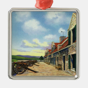 View of the South Platform Metal Tree Decoration