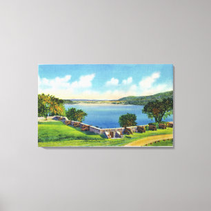 View of the South Wall Canvas Print