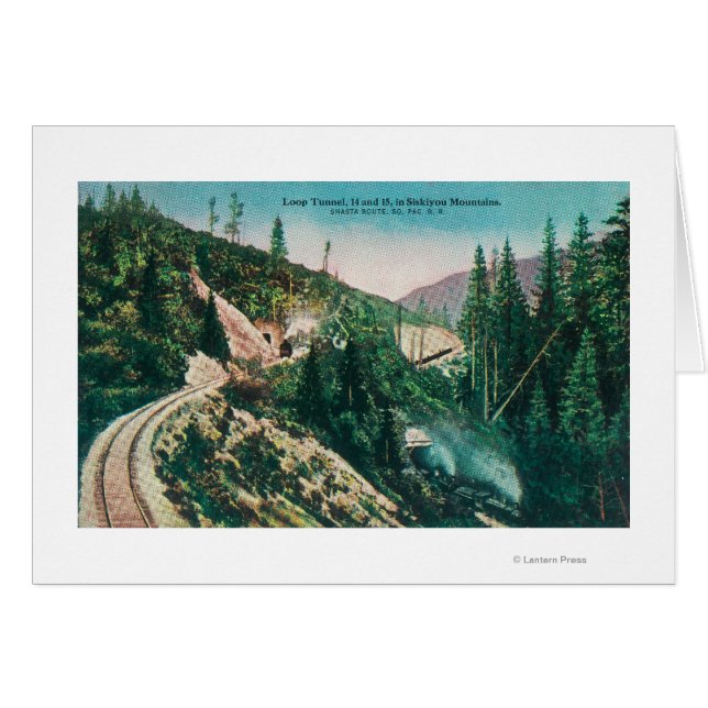 View of the Southern Pacific Railroad Loop Tunne (Front Horizontal)