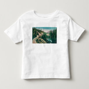 View of the Southern Pacific Railroad Loop Tunne Toddler T-Shirt
