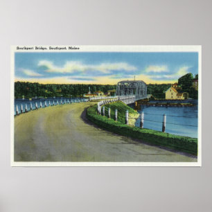 View of the Southport Bridge Poster