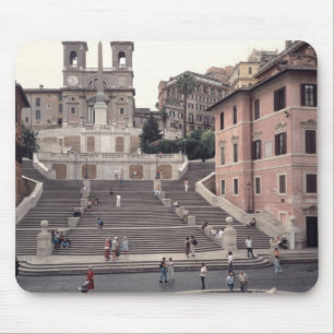View of the Spanish Steps or Scalinata Mouse Mat