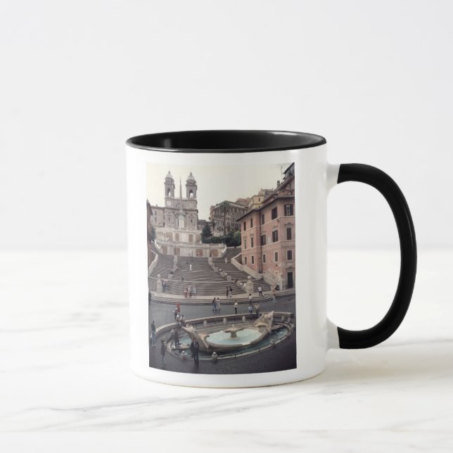 View of the Spanish Steps or Scalinata Mug (Right)