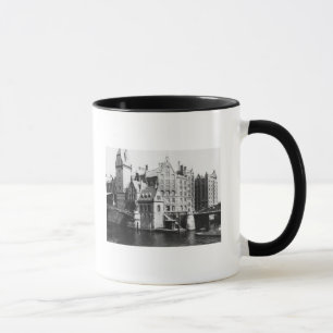 View of the Speicherstadt  Hamburg, c.1910 Mug