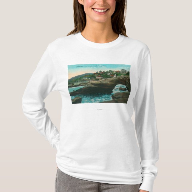 View of the Sphinx Head CaveLa Jolla, CA T-Shirt (Front)
