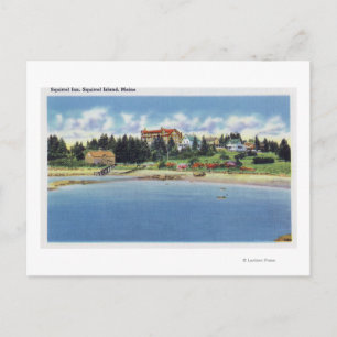 View of the Squirrel Inn on Squirrel Island Postcard