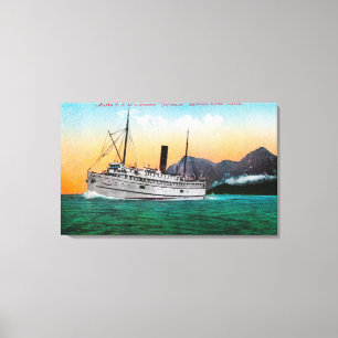 View of the Steamer Jefferson Canvas Print