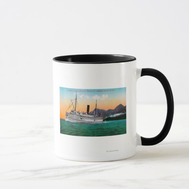 View of the Steamer Jefferson Mug (Right)