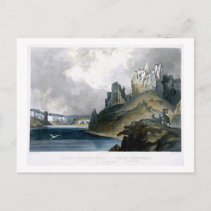 View of the Stone Walls on the Upper Missouri, pla Postcard