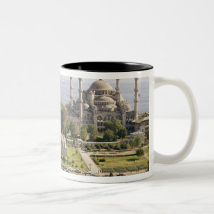View of the Sultan Ahmet Camii built 1609-16 Two-Tone Coffee Mug