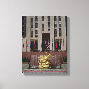 View of the Sunken Plaza Canvas Print