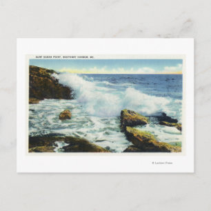 View of the Surf at Ocean Point Postcard