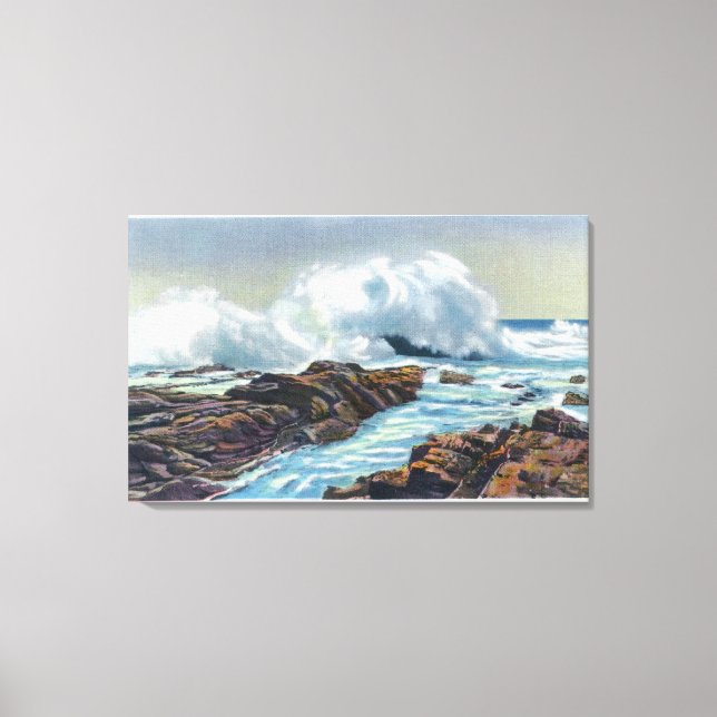View of the Surf Canvas Print (Front)