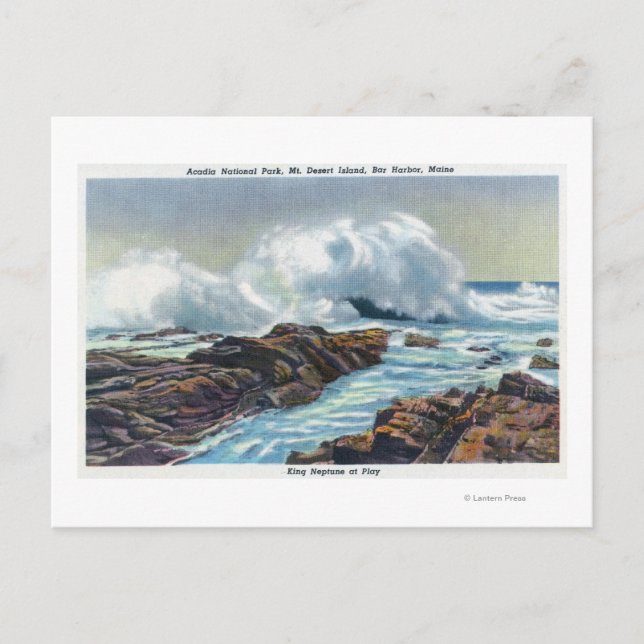 View of the Surf Postcard (Front)