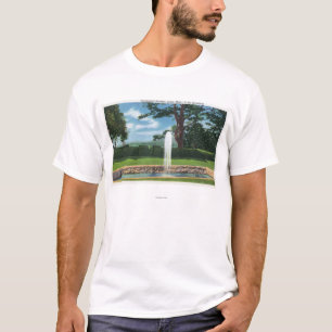 View of the Tanglewood Gardens and Fountain T-Shirt