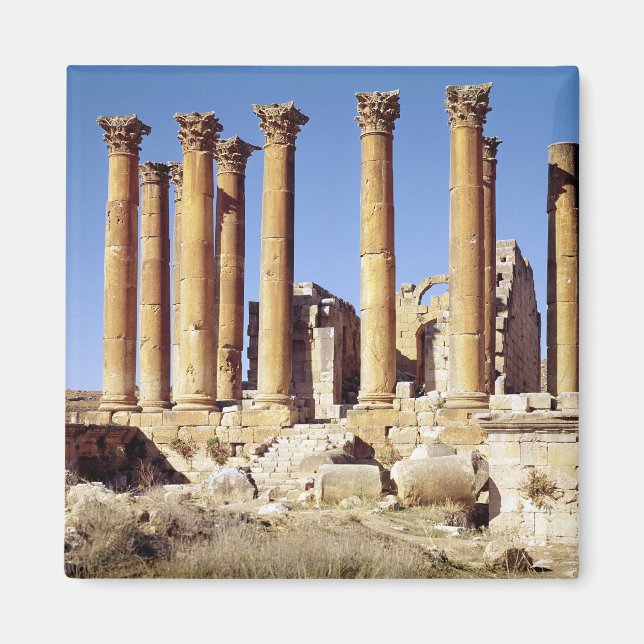 View of the Temple of Artemis, built c.386 AD Magnet (Front)