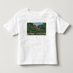 View of the Temple of Sinawava Toddler T-Shirt
