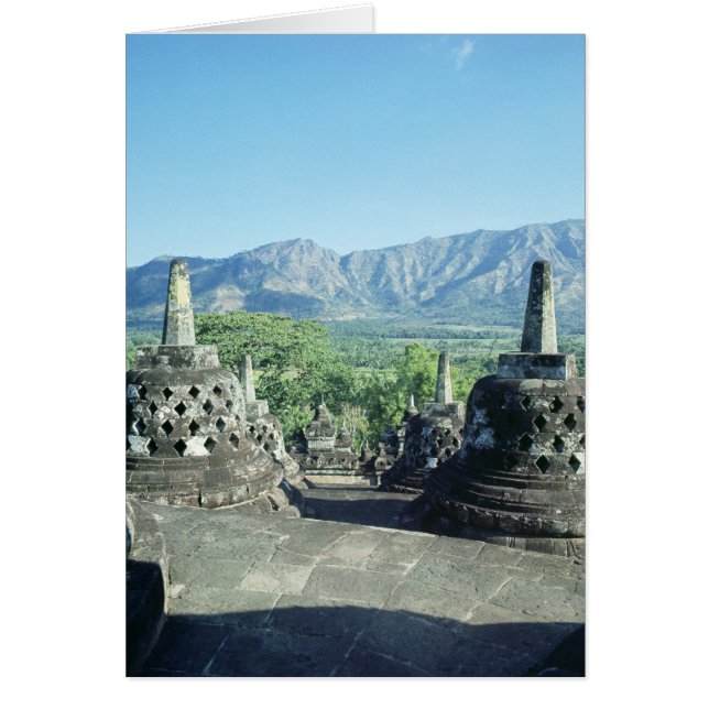 View of the three circular terraces (Front)