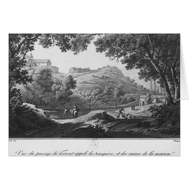 View of the torrent known as La Sanguese (Front Horizontal)