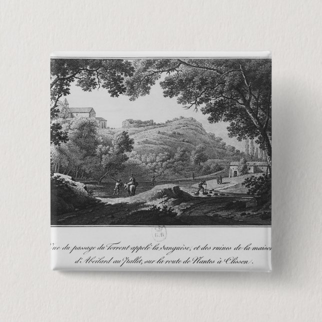 View of the torrent known as La Sanguese 15 Cm Square Badge (Front)