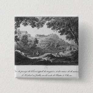 View of the torrent known as La Sanguese 15 Cm Square Badge