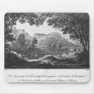 View of the torrent known as La Sanguese Mouse Mat