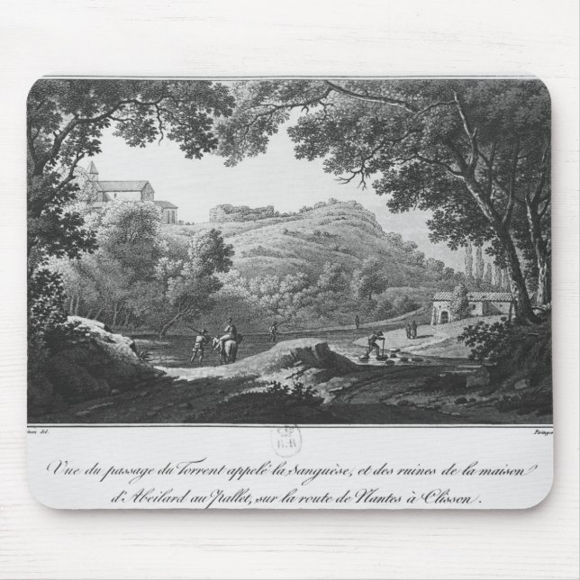 View of the torrent known as La Sanguese Mouse Mat (Front)