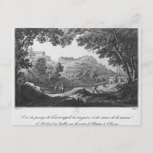 View of the torrent known as La Sanguese Postcard