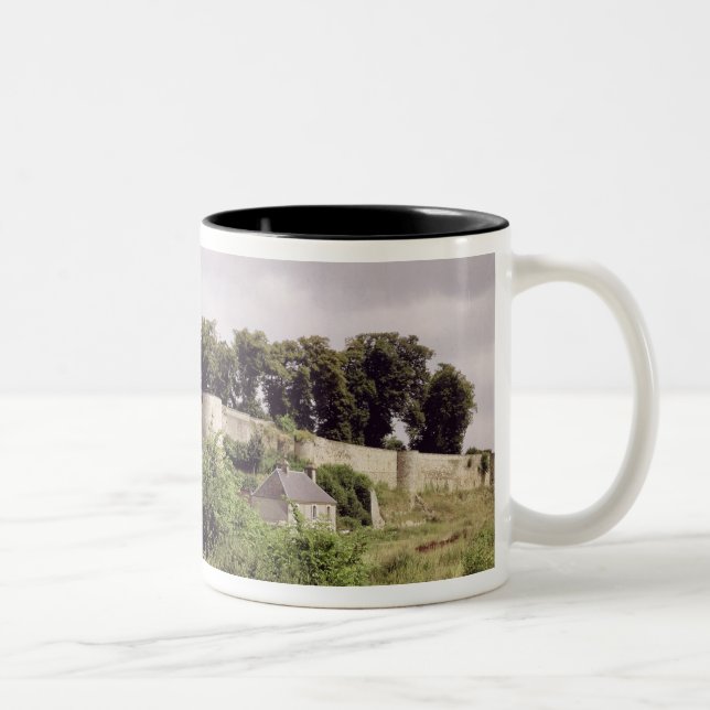 View of the Tour de Talbot and keep of the Two-Tone Coffee Mug (Right)