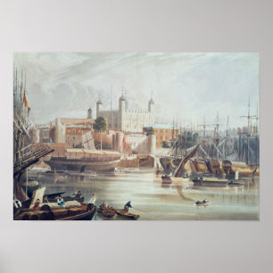 View of the Tower of London Poster