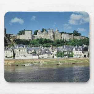 View of the town and castle mouse mat