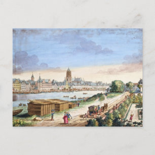 View of the Town of Frankfurt, facing south (print Postcard